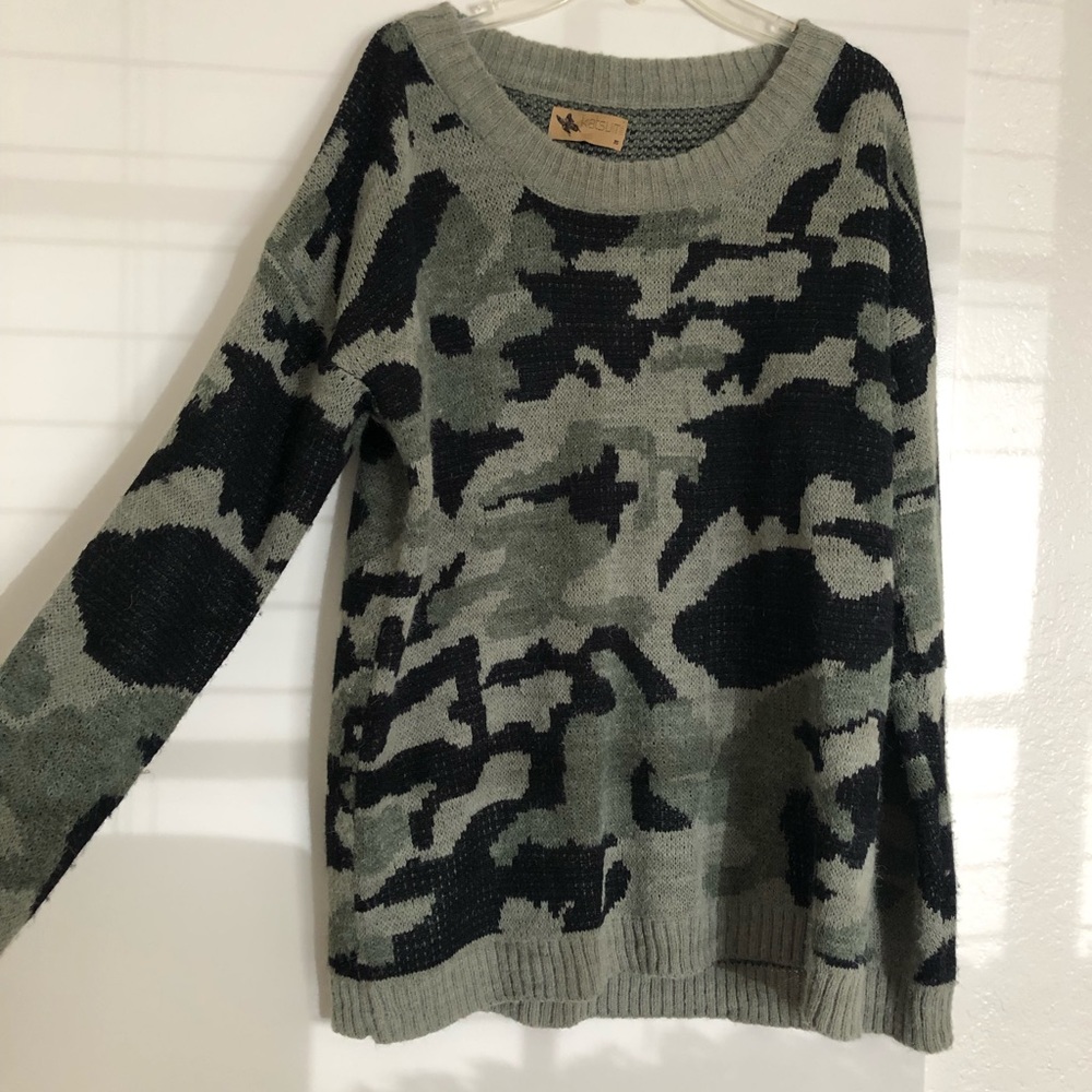 LF Camo Sweater